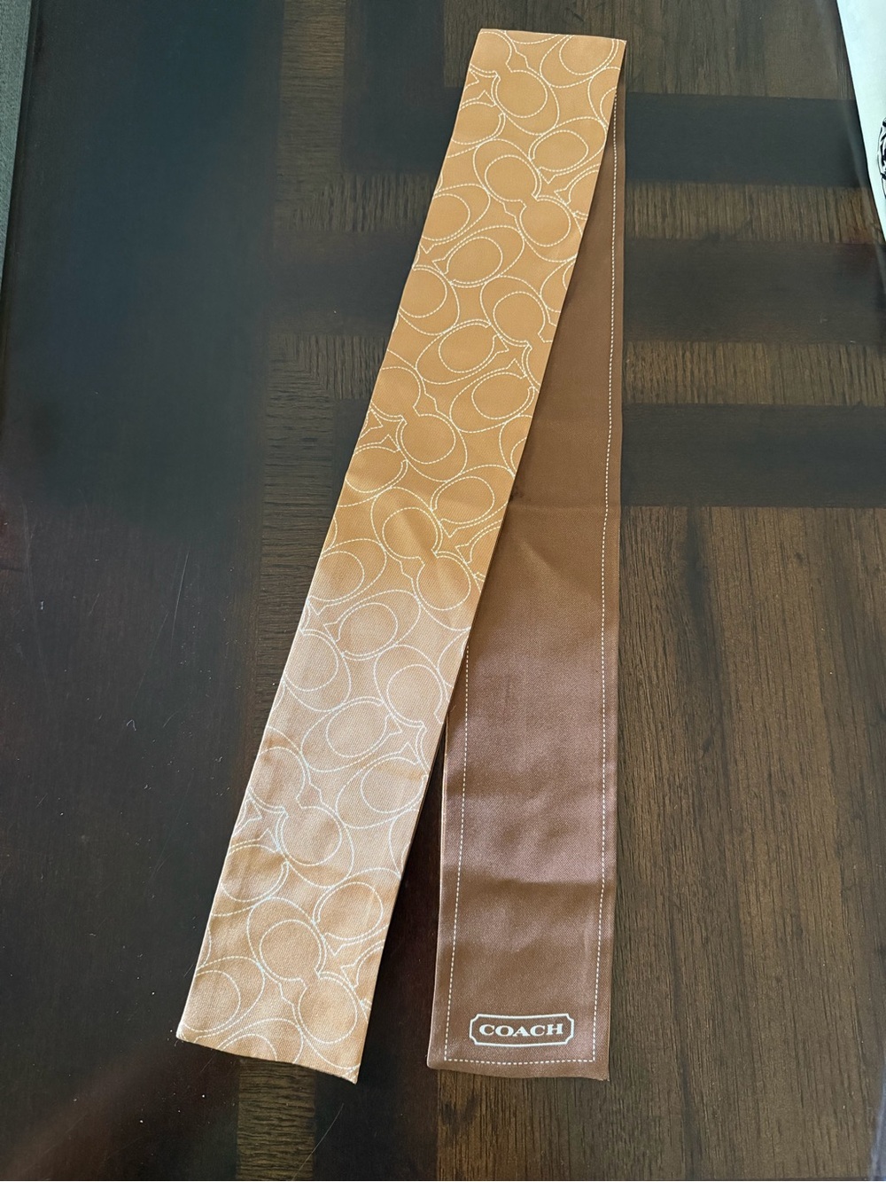 Coach silk scarf